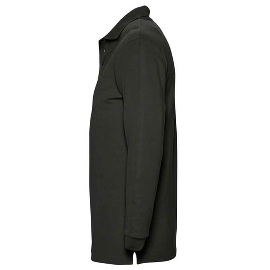 SOLS Volwassen uniseks Winter II poloshirt met lange mouwen (Zwart) - Image 3