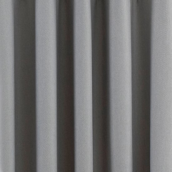 Twilight Blackout Eyelet Curtains in Silver