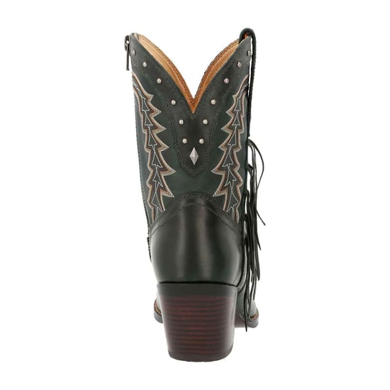 Durango Crush Bootie Leather Vrouwen Laarzen Saddle Brown/Denim Blue - Image 2