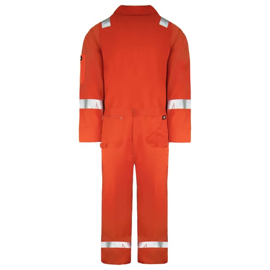 Dickies Hi-Vis lichtgewicht oranje overall voor heren - Image 2