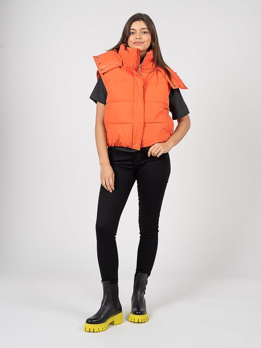 Patrizia Pepe jas Puchowa 2w1 Vrouw oranje - Image 5