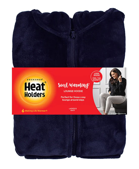 Heat Holders - Dames Soul Warming Zachte Fleece Lounge Hoodie - Marineblauw - Image 2