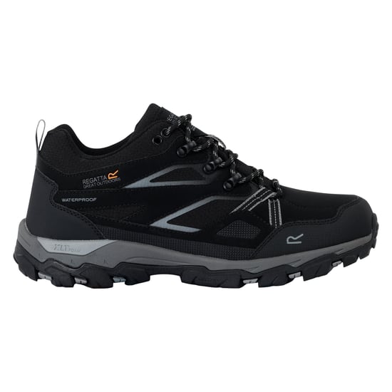 Regatta Heren Holcombe 3 Laag Wandelschoenen (Zwart/Graniet) - Image 1