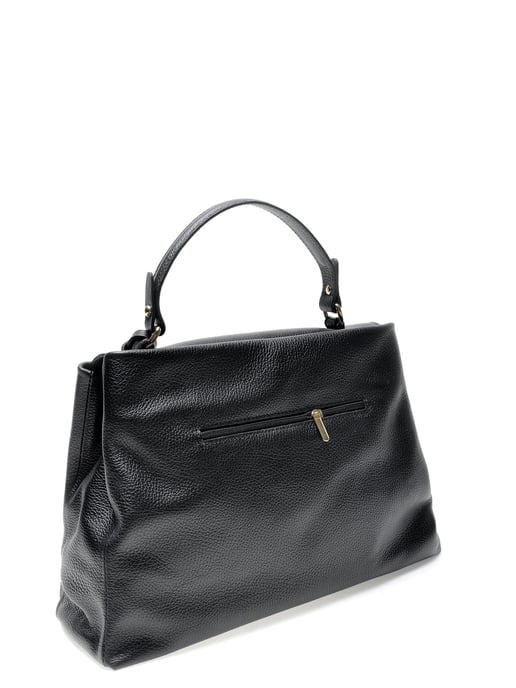 Luisa Vannini SS22 LV 1782T Zwart Rundleer Tas - Image 2
