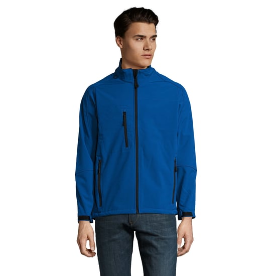 SOLS Heren Relax Soft Shell Jas (Koningsblauw) - Image 1