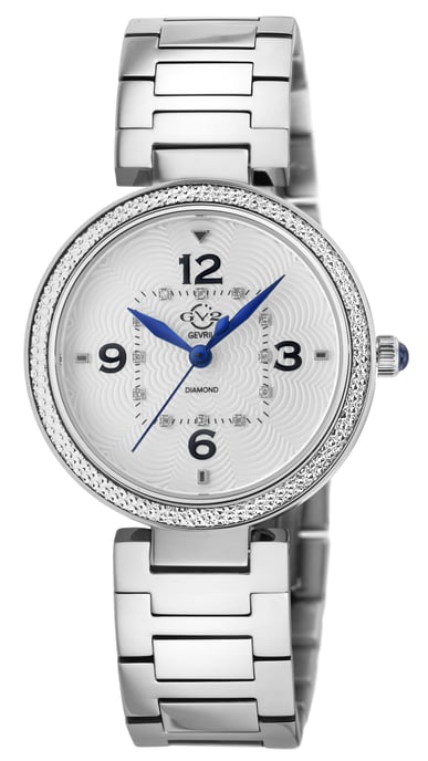 GV2 Dameshorloge Piemonte 14200B Zwitsers Quartz Two-Tone Roestvrij Staal Diamant - Image 1