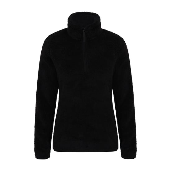 Mountain Warehouse Womens/Ladies Teddy Fleece Quarter Zip Fleece Top (Black)