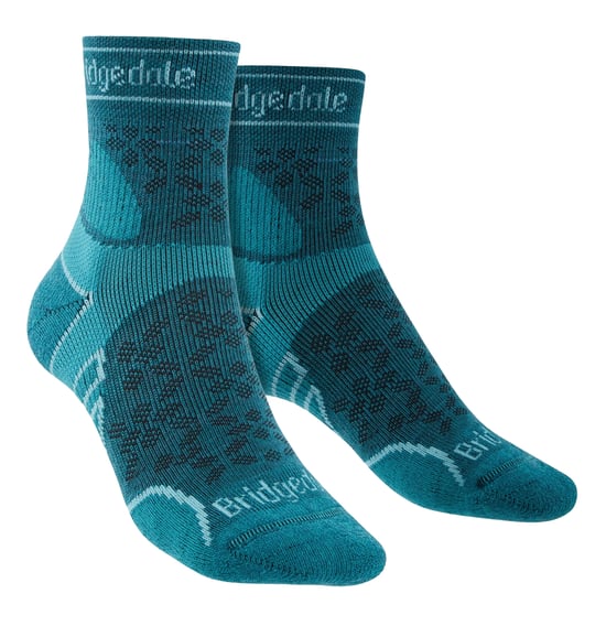 Bridgedale - Dames Lichtgewicht Merino Sokken - Blauwgroen - Image 1
