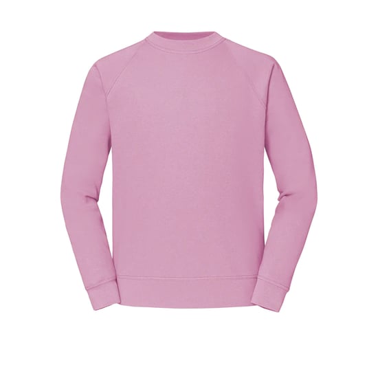 Fruit of the Loom Heren Klassiek 80/20 Raglan Sweatshirt (Lichtroze) - Image 1