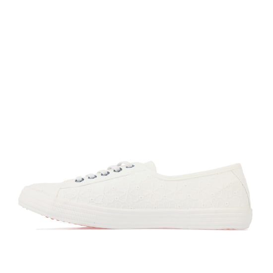 Rocket Dog Chow Chow Elsie sneaker met veteroogjes voor dames, wit - Image 5