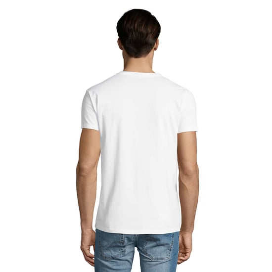 SOLS Heren Imperial V Hals T-shirt (Wit) - Image 2