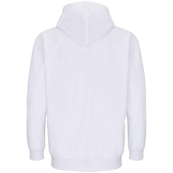 SOLS Unisex Carter Full Zip Hoodie voor volwassenen (Wit) - Image 2