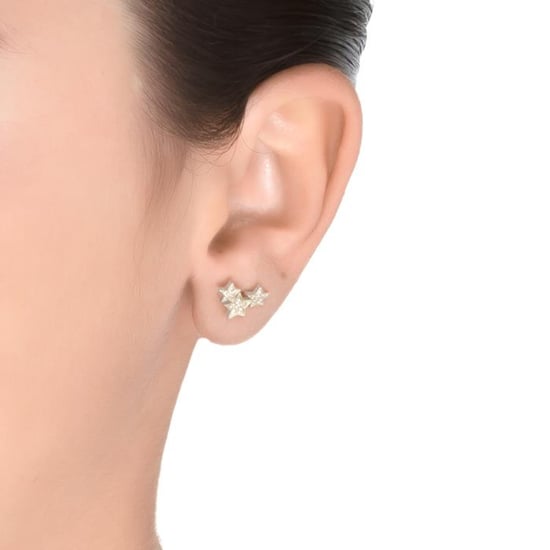 Luxenter oorbellen, familie van oorbellen in 925 sterling zilver en gerhodineerde briljant zirkonia - Image 2