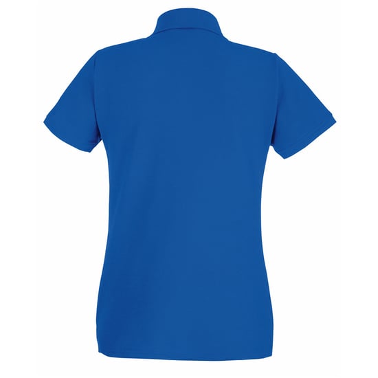 Fruit Of The Loom Ladies Lady-Fit Premium Short Sleeve Polo Shirt (Royal)