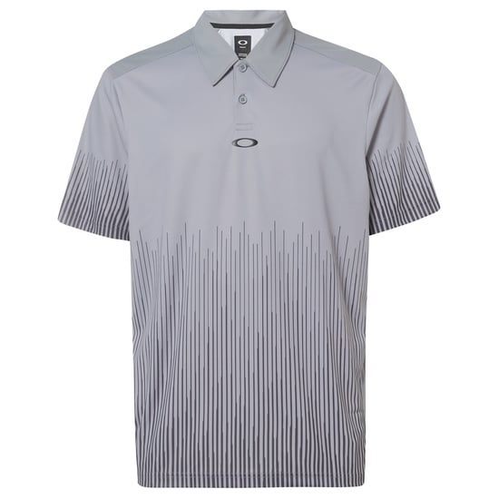 Oakley Short Sleeve Collared Mens Steel Grey Golf Uniform Polo Shirt 434408 29B
