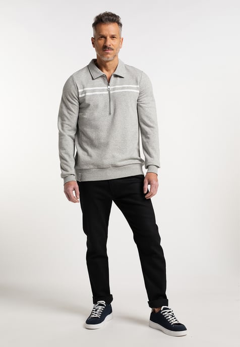 Dreimaster Sweatshirt bridgeport Heren grijs melange - Image 4