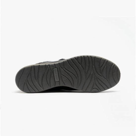CAREN 12 Dames Leren Sneakers Zwart - Image 5