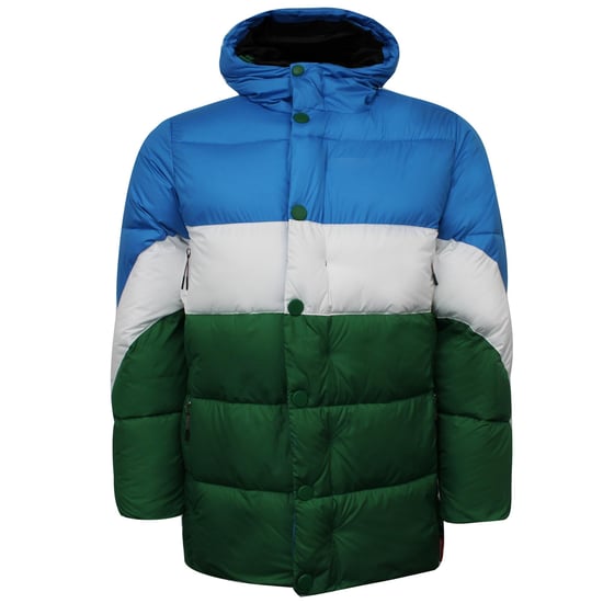 Hunter Original Puffer Heren Blauw/Groen Jas - Image 1
