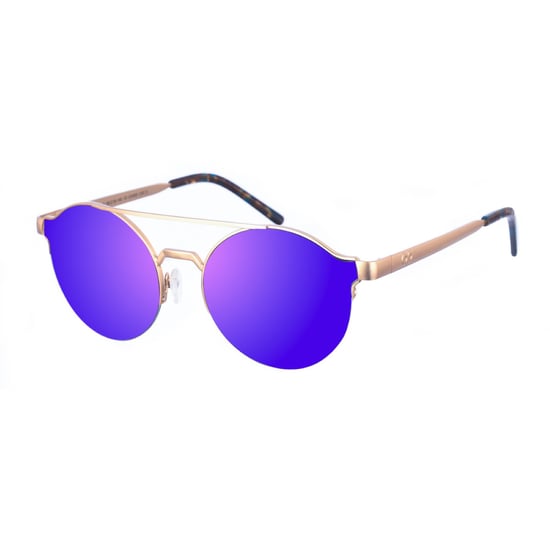 FIOROTTO Unisex Round Shape Metal Sunglasses