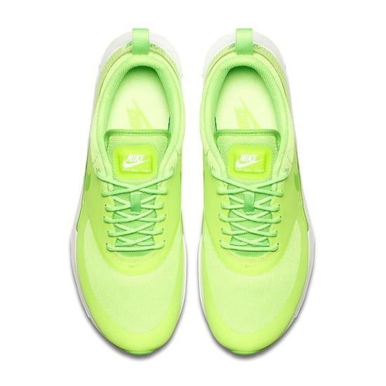 Nike Air Max Thea Lace Up Green Synthetic Womens Trainers 599409 306