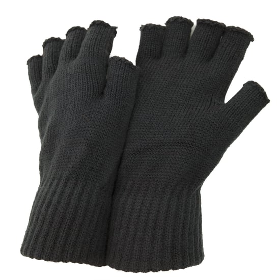 Floso Heren vingerloze winterhandschoenen (Houtskool) - Image 1