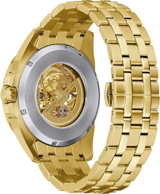 Bulova Sutton Automatische Heren Gouden Horloge 97A162 - Image 2