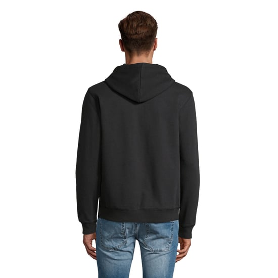 SOLS Heren Spike Full Zip Hoodie (Zwart) - Image 2