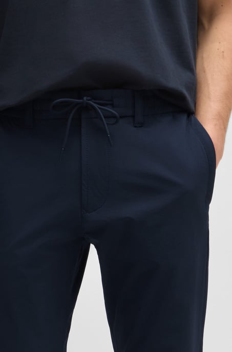 Herenbroeken Boss Tapered-Fit in donkerblauw - Image 4