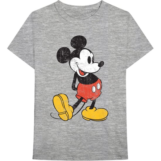 Disney Unisex volwassen Mickey Mouse Vintage Katoenen T-Shirt (Grijs) - Image 1