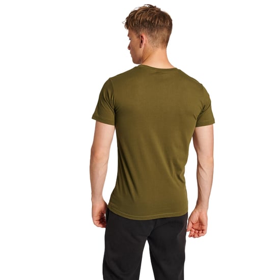 Fruit Of The Loom Heren Crew Neck Korte Mouw T-shirt-Olijf (5 Pack) - Image 2