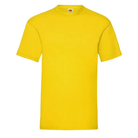Fruit of the Loom Heren Valueweight T-Shirt (Geel) - Image 1
