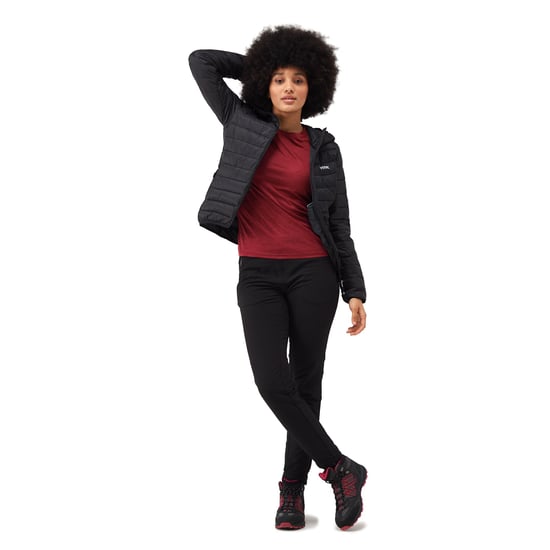 Regatta Womens/Ladies Marizion Hooded Padded Jacket (Black)