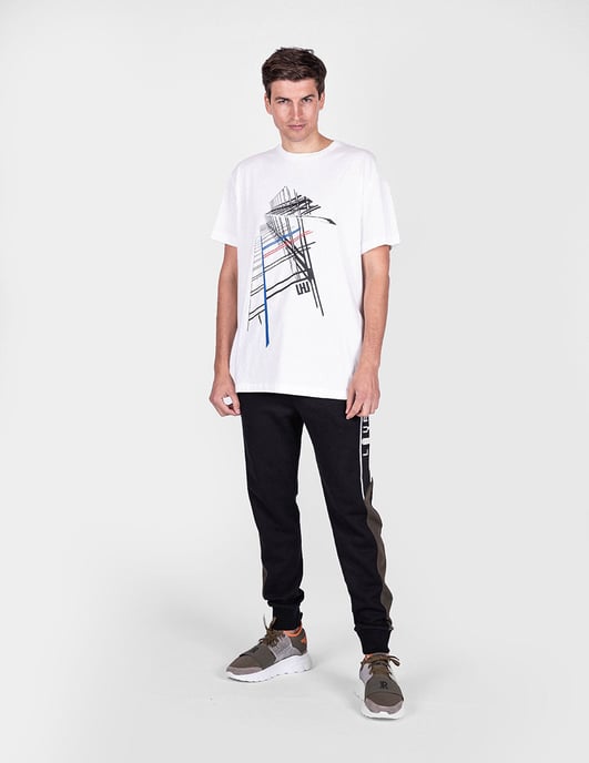 Les Hommes T-shirt City Men's White