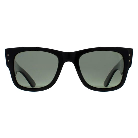 Ray-Ban Vierkant Unisex Gepolijst Zwart Groen Gepolariseerd RB0840S Mega Wayfarer - Image 1