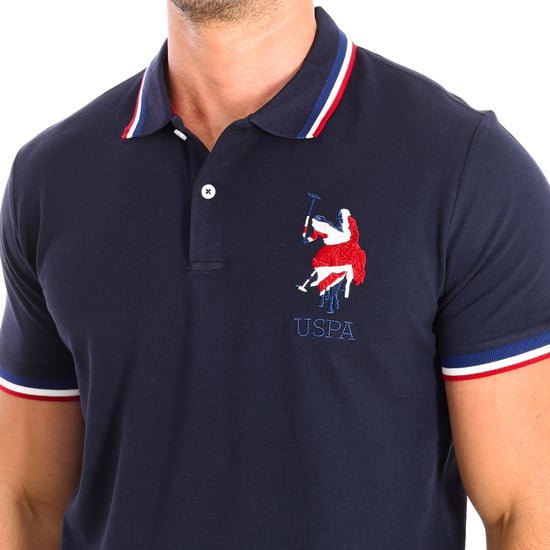 Kurzarm-Poloshirt RALE mit kontrastierendem Reverskragen 64774 Herren - Image 2