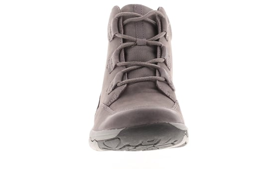 Free Spirit Womens Boots Ankle Gem Leather Lace Up grey