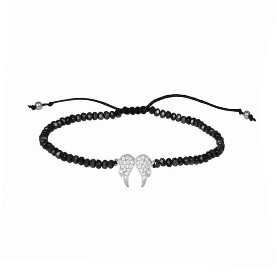 Luxenter armband, puur 925 sterling zilver en gerhodineerd met glanzende zirkonia's - Image 1