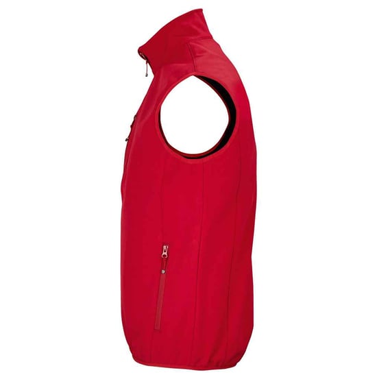 SOLS Heren Falcon Softshell Bodywarmer met rits (Peperrood) - Image 3