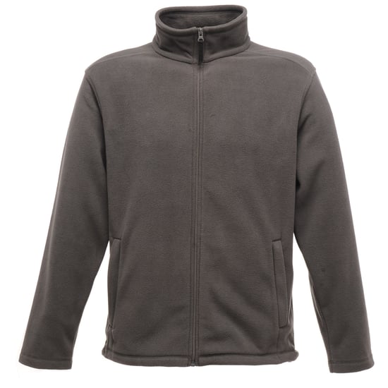 Regatta Mens Plain Micro Fleece Full Zip Jacket (Layer Lite) (Seal Grey)