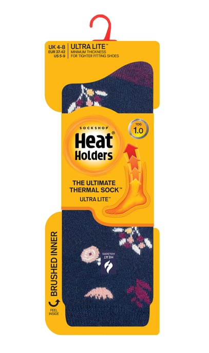 Heat Holders Dames Ultra Lite thermo geklede sokken - Indigo (Sidari) - Image 2
