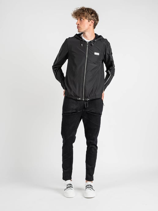 Les Hommes jas Windbreaker Mannen zwart - Image 2