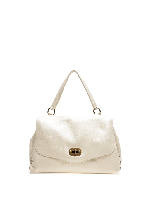 Anna Luchini SS22 AL 1766 Beige Rundleer Tas - Image 1