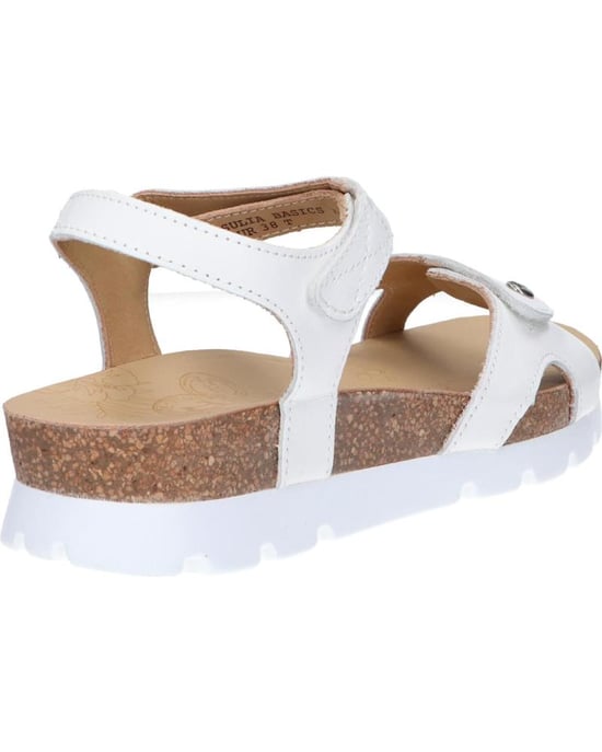 Panama Jack Dames Wedge Witte Leren Platform Sandals - Sulia B1 - Image 5