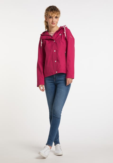 Schmuddelwedda Regenjas Dames rood roze - Image 2