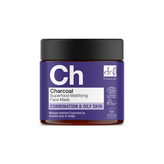 Dr Botanicals Houtskool Superfood Matterend Gezichtsmasker 60ml - Image 1