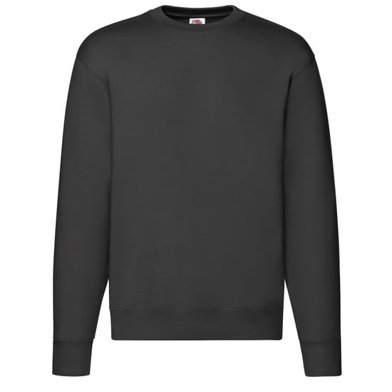 Fruit of the Loom Heren Premium Ingelegd Sweatshirt (Zwart) - Image 1