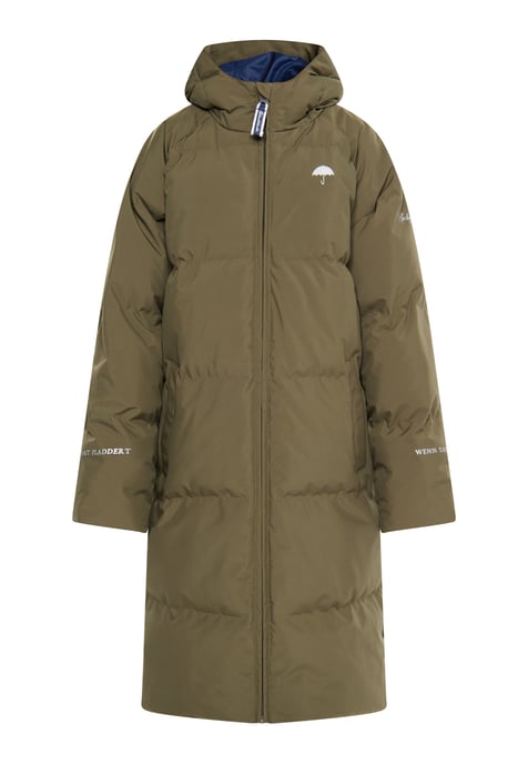 Schmuddelwedda Functionele winterjas Meisjes militaire olijf - Image 1