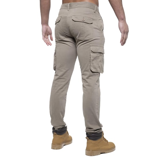 Enzo | Heren Cargo Broek - Beige - Image 4