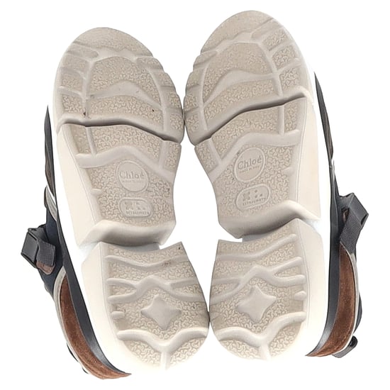 Chloé Sonnie Lage Sneakers in Multicolor Leer - Image 6