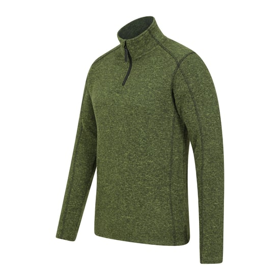 Mountain Warehouse Heren Idris II Half Zip Fleece Top (Donkergroen) - Image 2